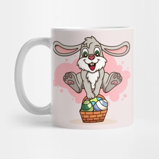 Easter Bunny with Eggs Mug